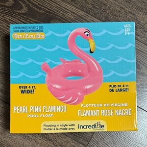 Incredible Pearl Pink Flamingo Pool Float